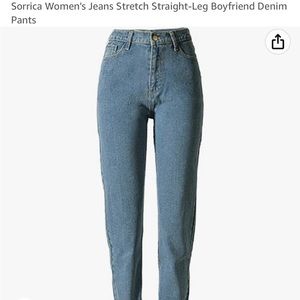 Sorrica Women’s straight leg boyfriend jean